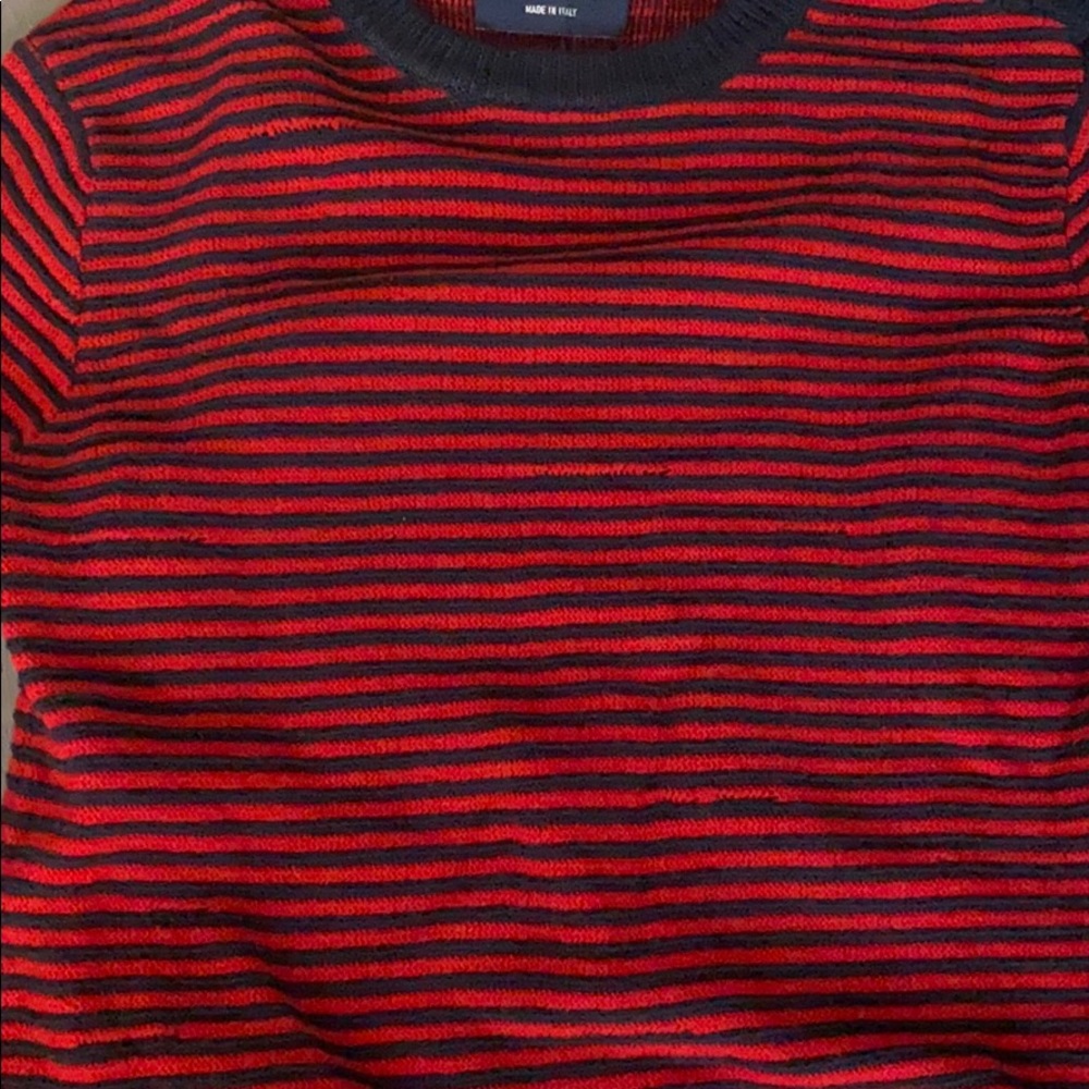 Zadig & Voltaire Red and Black Striped Sweater - Picture 2 of 2
